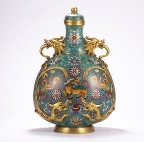 A cloisonné amphora