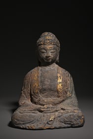 A Piece Of Camphor Shakyamuni Tibetan Buddha Statue Study