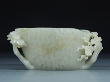 A piece of Hetian jade pine, bamboo and plum washed ornaments