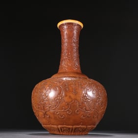 Vase For Tooth Mouth Blessing And Longevity Pattern Appreciation