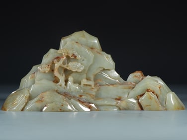 A Hotan Jade Seed Matsushita Character Shanzi Ornament