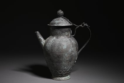 A Sterling Silver Pot Study Ornament