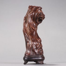 A Republic of China Huanghua Pear Wenfang Flower Insert