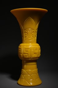 A Piece Of Glazed Flower Goblet Study Ornaments