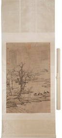 Si Ming Lu Ji landscape group bird paper