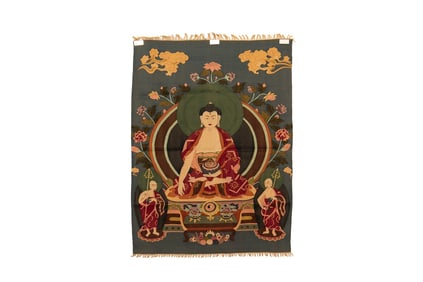 A silk thangka