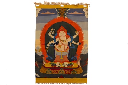 A silk thangka