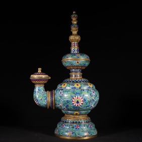A Qianlong cloisonn é enamel cloisonn é water purification bottle