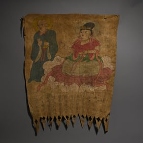 A piece of sheepskin Guanyin