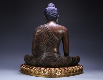 A Statue Of Agarwood Shakyamuni