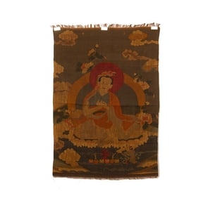 A silk thangka