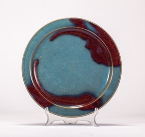 A Jun kiln plate