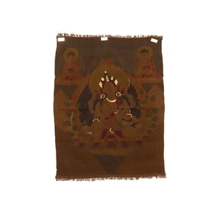 A silk thangka