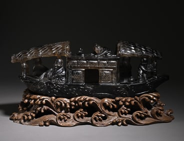 One Piece Of Crystal Boat Library