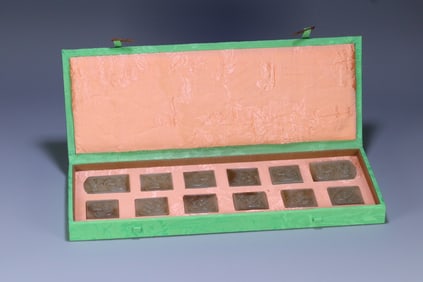 A Set Of Liaojin Hetian Yuhu People Taming Belt Plates