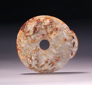 A high ancient jade dragon dragon jade bi