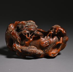 One Piece Of Boxwood Study Wash Ornament