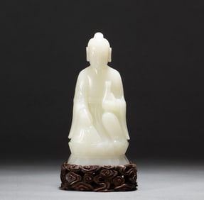 A Hotan Jade character ornament