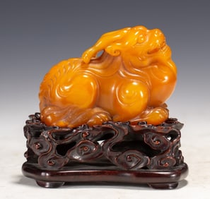 A piece of Tianhuang beast ornament