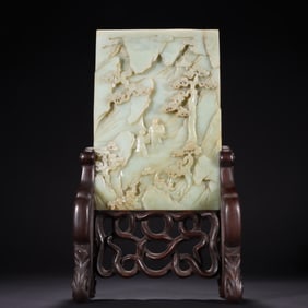 Hotan Jade Character Story Landscape Screen