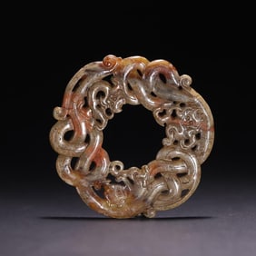 A Piece Of Ancient Jade From The Han Dynasty