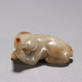 A Ming Hotan Jade Jade Seed Jade Bear