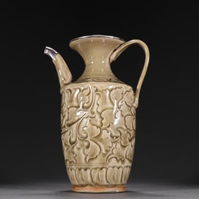 Yaozhou Kiln Silver Mouth Holding Pot