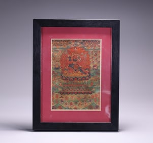 A Tibetan Buddhist thangka