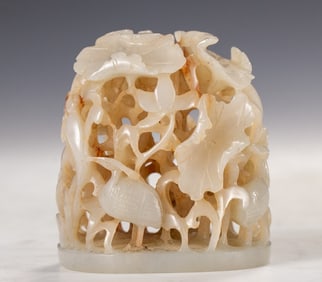 A piece of Hetian jade stove top