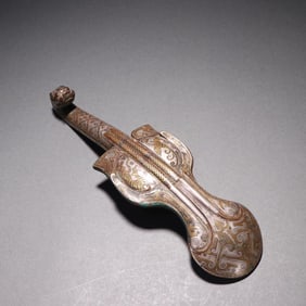 Han Copper Tire Mistake Gold And Silver Animal Pattern Dragon Hook