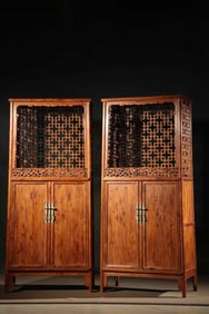 Hainan Huanghua Pear Wanli Cabinet Pair