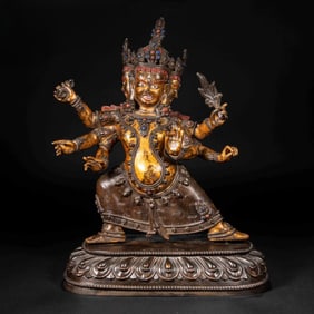 A Bronze Statue Of King Kong