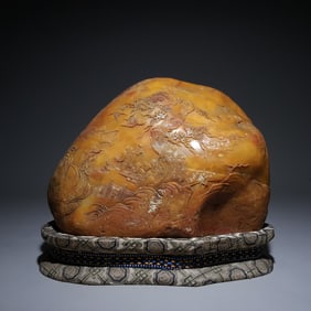 A Shoushan stone thin Yishanzi seal