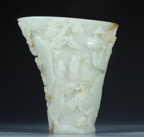 One piece of Hetian Yu Panasonic godson cup