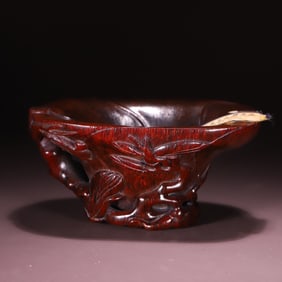 One piece of Qing Dynasty horn cup