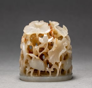 A piece of Hetian jade stove top
