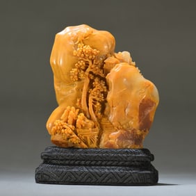 A Qing Dynasty Tian Huangshi character story Shanzi ornament