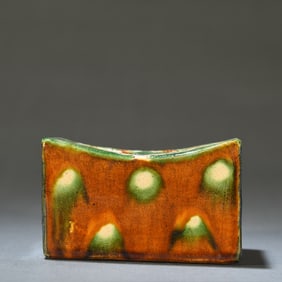 A piece of Tang Sancai Mandarin Duck Picture Pulse Pillow