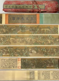 A picture of Zhao Boju's spring outing in Song Shangyuan