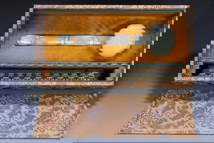 A Qing Dynasty Hetian jade dragon pattern Ruyi ornament