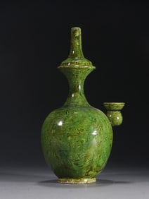 One piece of a bottle of churning