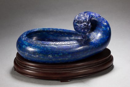 One piece lapis lazuli pen wash