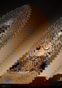 A Northern Wei bluestone Buddha statue