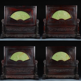 A set of Hetian jade interstitials
