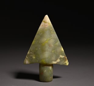 A piece of Hetian jade scholar's ornament