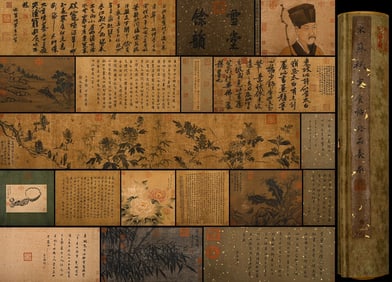 A long scroll of Su Shi in the Song Dynasty