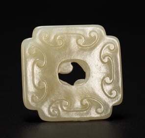 One piece of Hetian Yubi