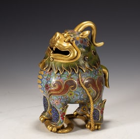One piece of cloisonné diffuser