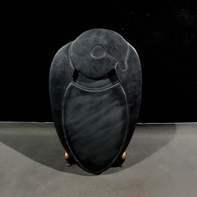 A piece of Maleji goose-shaped inkstone