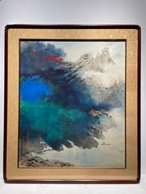 Zhang Daqian splashed colorful landscapes